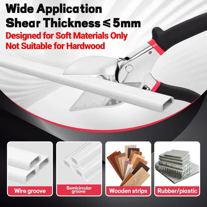 🎁45°–135° Adjustable Miter Shears for Trim & PVC