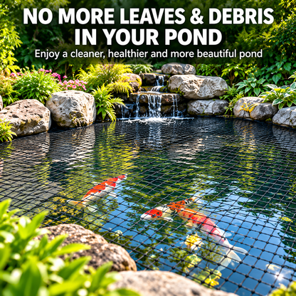 ✨Heavy-Duty Pond Netting Kit – Leaf & Predator Protection