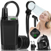 6000mAh Black Shower Kit