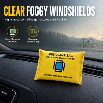 🎃Halloween Deal 50% OFF!  Reusable Silica Gel Car Dehumidifier Bag