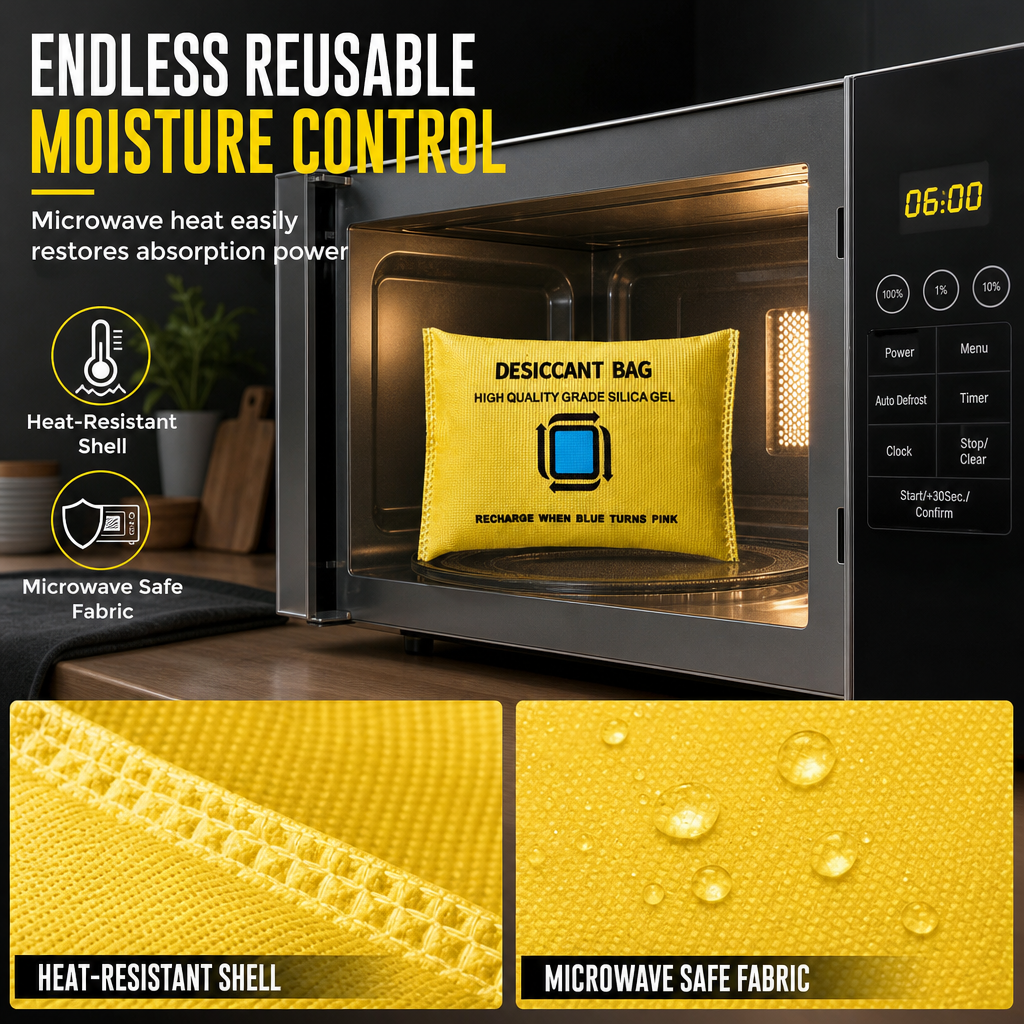 🎃Halloween Deal 50% OFF!  Reusable Silica Gel Car Dehumidifier Bag