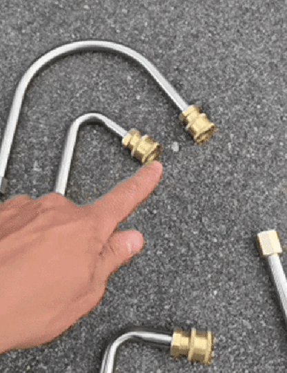 No-Ladder Gutter Cleaning Kit for Your Pressure Washer Adds 8 ft of stainless steel reach for single-story gutters. 3 Gutter Angles · 6 Spray Tips · Fits 1/4" Quick-Connect · Max 4000 PSI