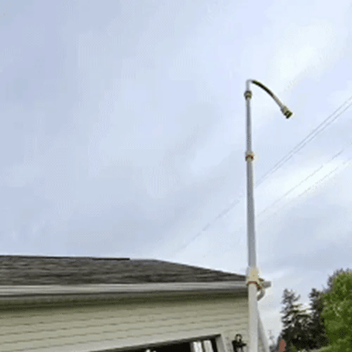 No-Ladder Gutter Cleaning Kit for Your Pressure Washer Adds 8 ft of stainless steel reach for single-story gutters. 3 Gutter Angles · 6 Spray Tips · Fits 1/4" Quick-Connect · Max 4000 PSI
